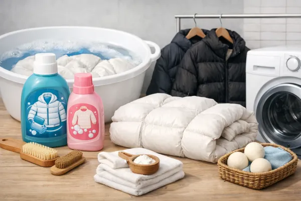 울샴푸 다운워시로 패딩 집에서 빨기 — 다이소 울샴푸와 뭐가 다를까?