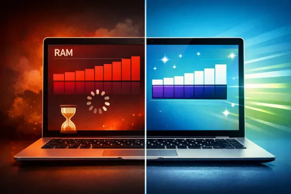 노트북 메모리 정리 방법 5가지 (부족/사용량 줄이기)