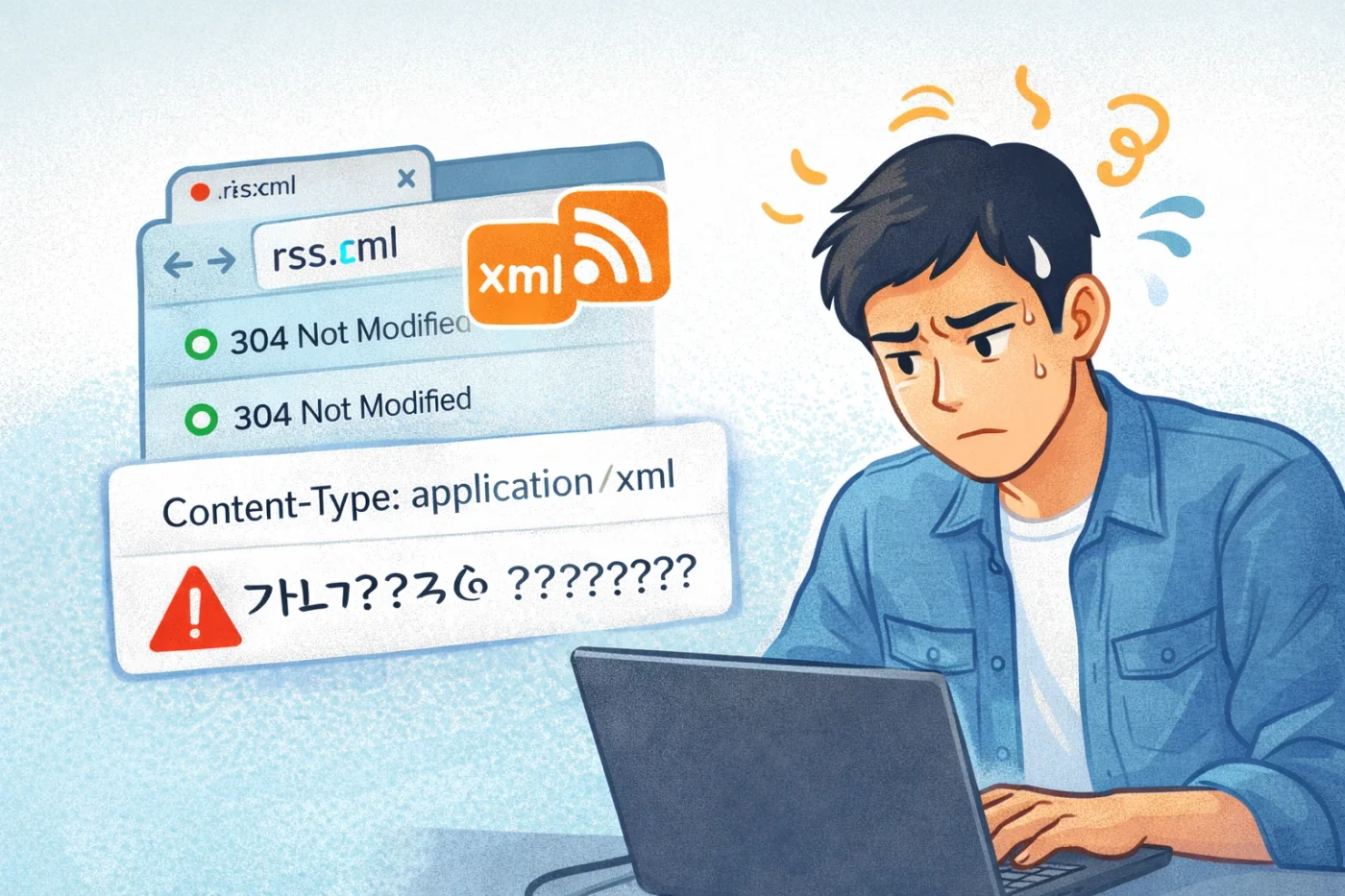 Astro RSS 한글 깨짐 해결 - Netlify Content-Type 설정으로 끝내기