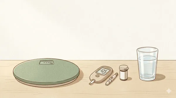 당뇨 살빠짐, 호전 신호일까 위험 신호일까 — 응급 신호와 구분하는 법