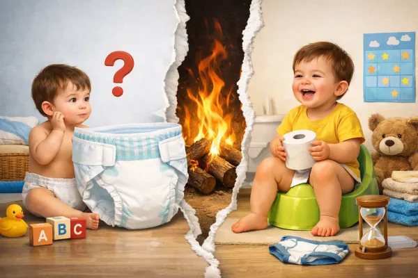 기저귀는 "떼다"가 맞습니다 — 헷갈리는 이유와 배변훈련 시기