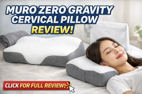 무로 무중력 경추베개 후기 | 목 안 아픈 베개 찾는다면?
