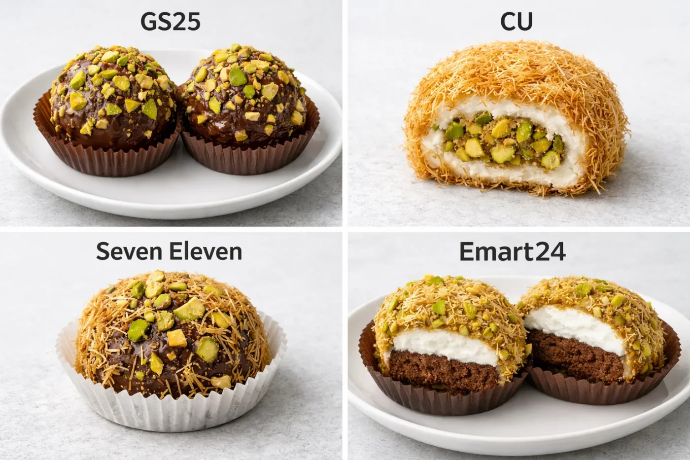 편의점 두쫀볼 두바이쫀들볼 | 두쫀쿠 차이부터 GS25 CU 세븐 이마트24 가격·맛까지