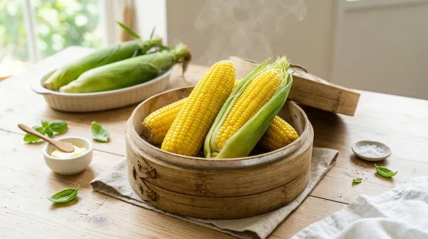 초당옥수수 삶는법, 사실은 찌는 게 정답 — 찌기·전자레인지 시간 정리
